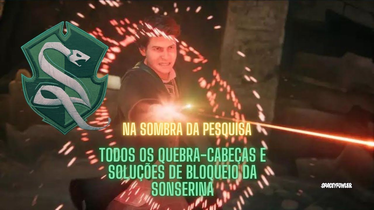 Hogwarts Legacy: NAS SOMBRAS DA PESQUISA PUZZILE SONSERINA - All Puzzles & Slytherin Solutions 🐍