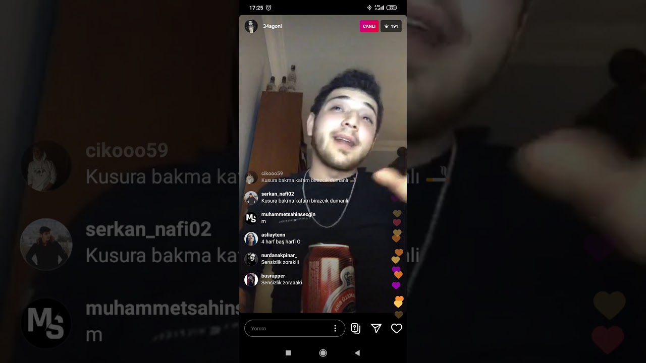 AGONİ DUMANLI CANLI YAYIN PERFORMANS