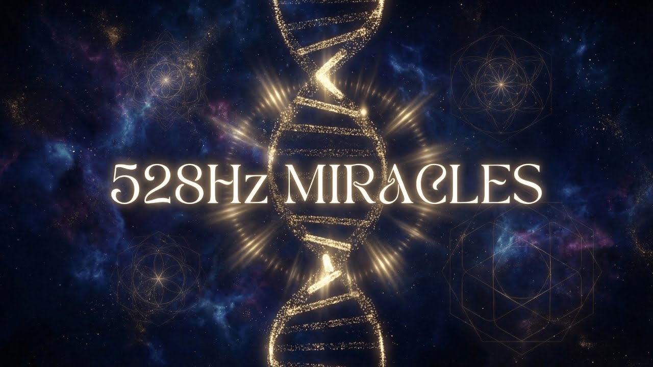 528Hz | Reparo de DNA e Milagres ✨ Frequência do Amor para Transformação Positiva (2 Horas)