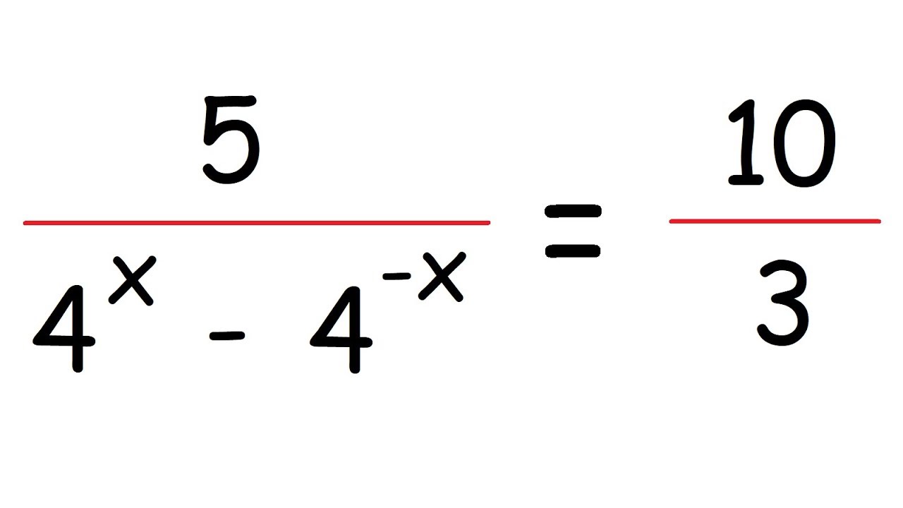 Exponential Equations - College Algebra
