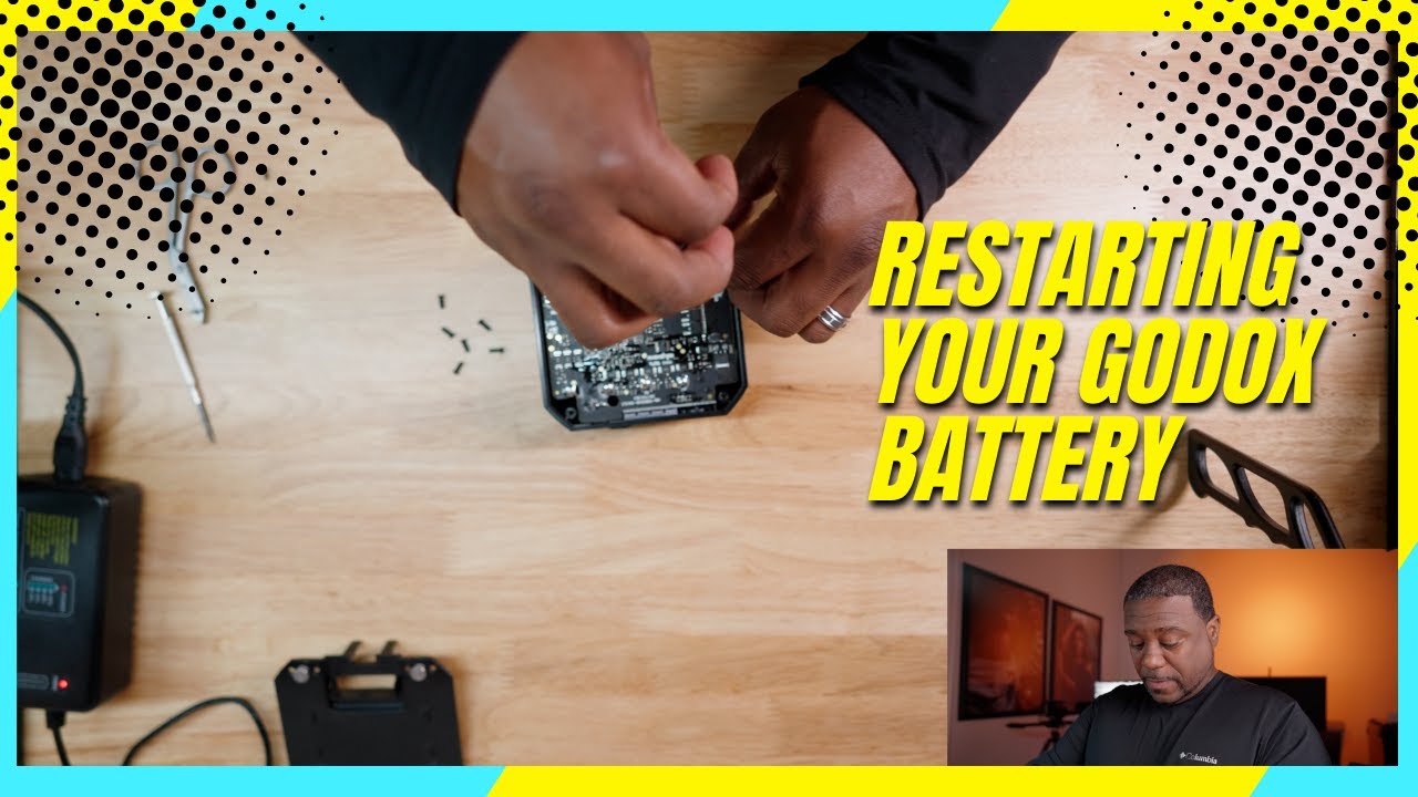HOW TO RESTART YOUR GODOX BATTERY FOR RECHARGING