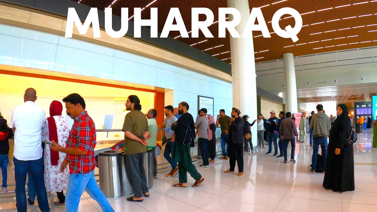 MUHARRAQ CITY BIKE TOUR THROUGH BAHRAIN AIRPORT /2024 4K
