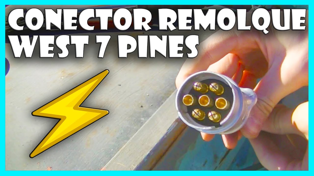 Cómo poner un CONECTOR DE REMOLQUE TIPO WEST 7 PINES
