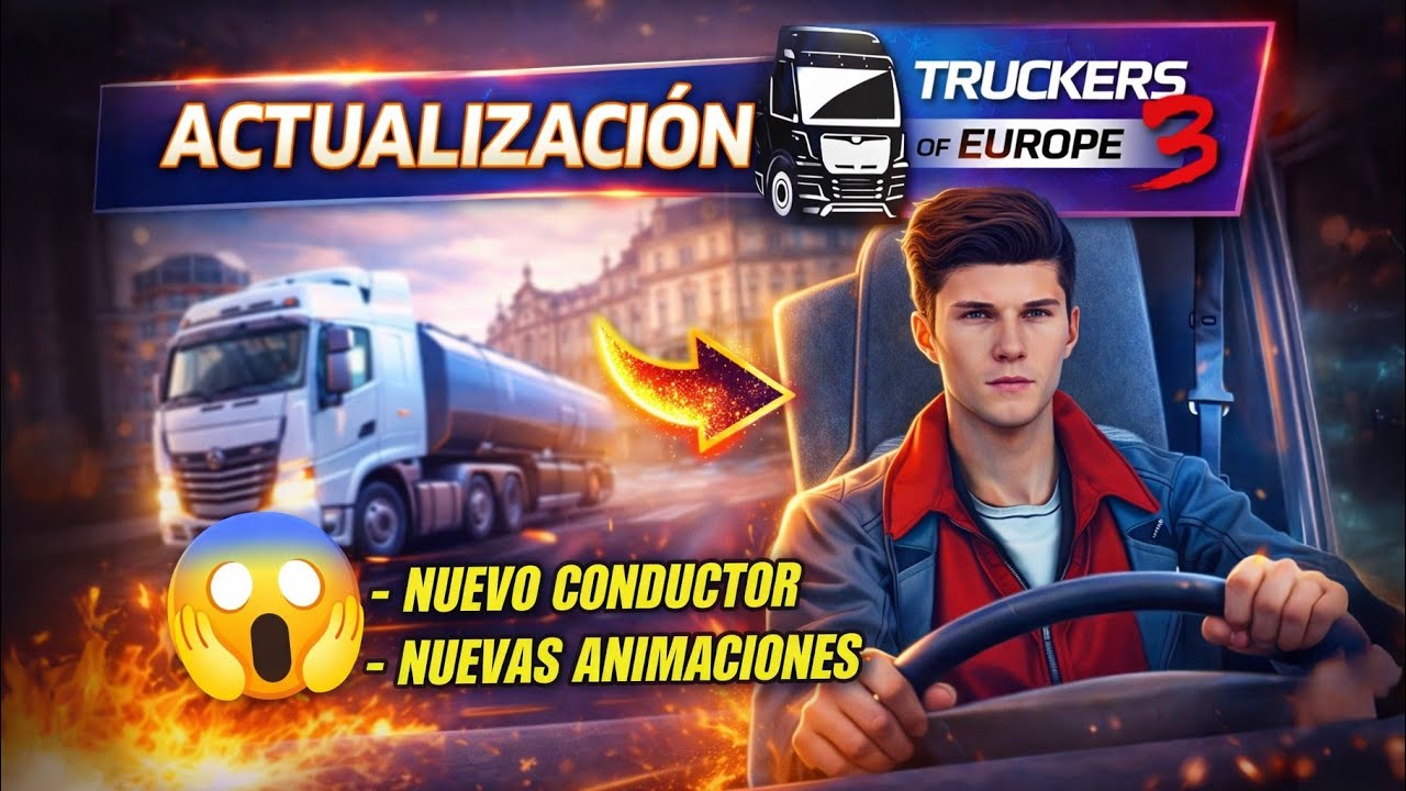 😱 Truckers of Europe 3 LO VUELVE A HACER: Nueva Animación del Conductor y Manos..
