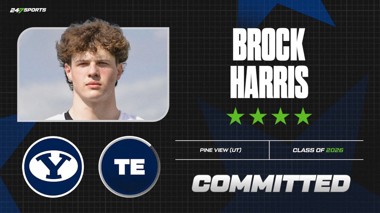 WATCH: 4-Star TE Brock Harris Commits to BYU | No. 5 TE in Class of 2026