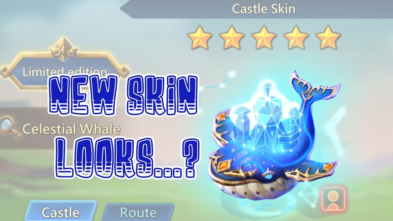 NEW Castle SKIN Celestial Whale looks 😱🤢🤯? Lords Mobile
