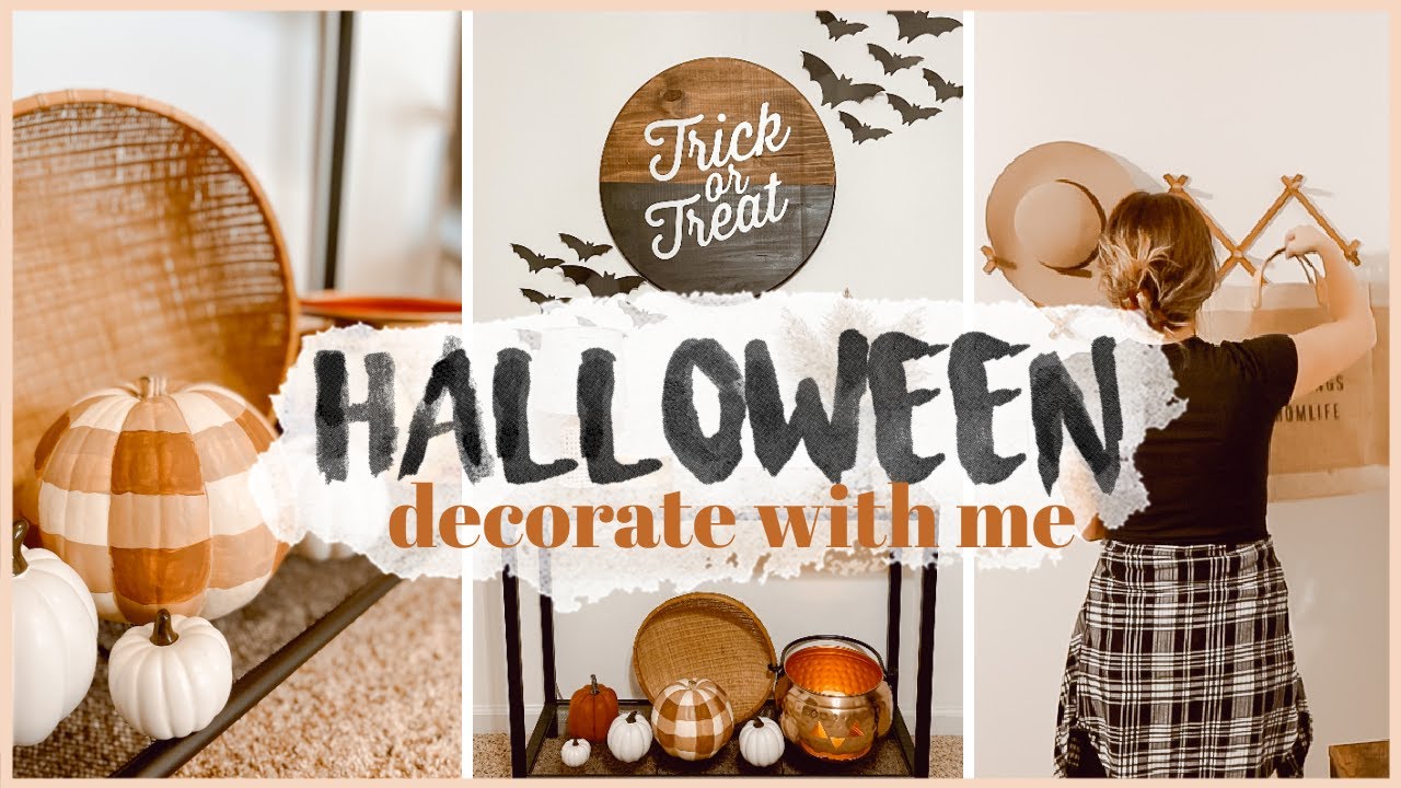 HALLOWEEN DECORATE WITH ME 2021 🎃 | Cozy Day in the Life, Bake, Decorate, Paint Pumpkins!