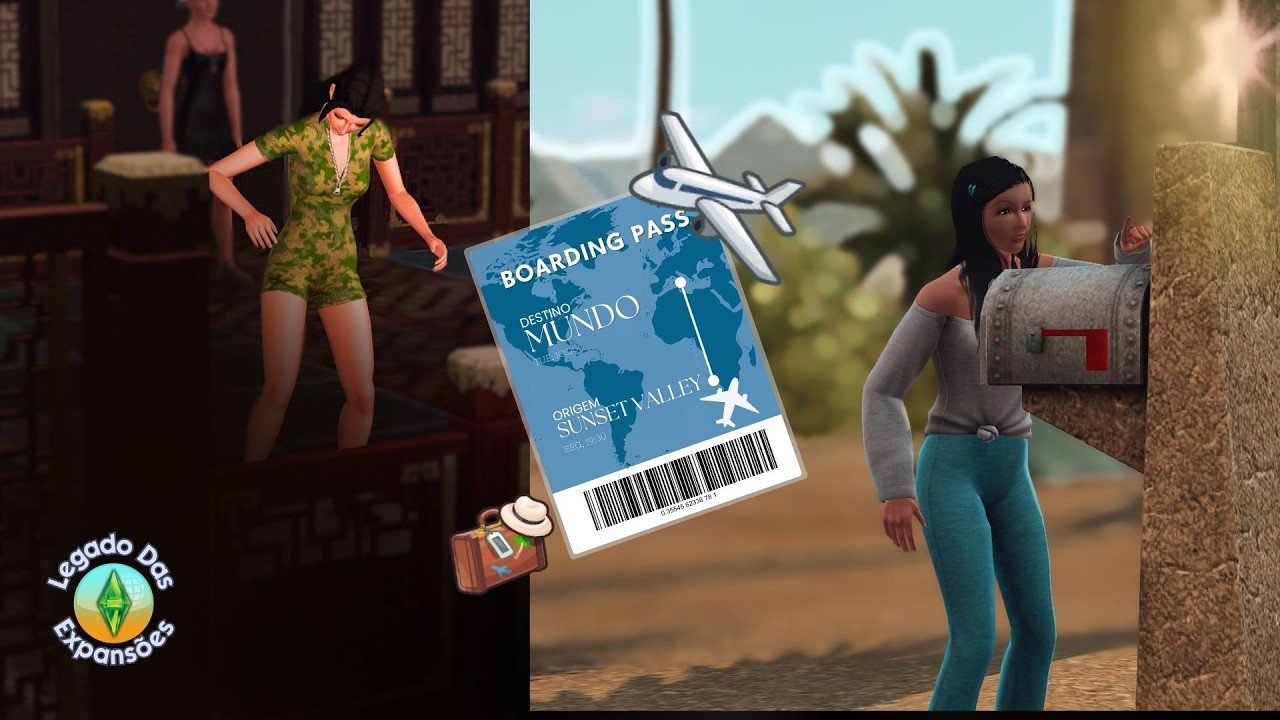 Vamos voltar para o egito: missões, construção e oba-oba talvez (?) ✈ #legadodasexpansoes #thesims3