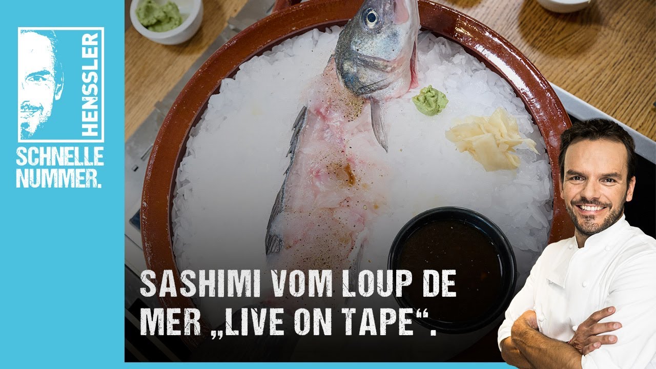 Schnelles Sashimi vom Loup de Mer 