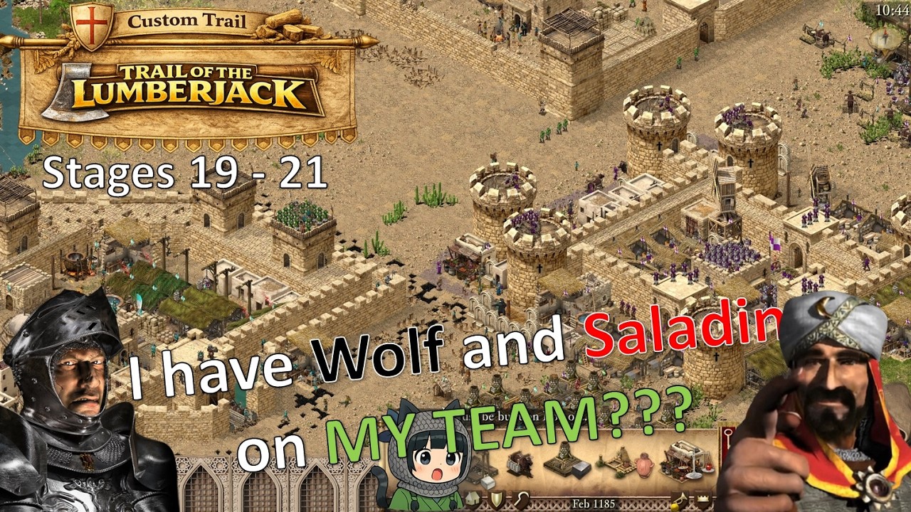 (Custom Trail) Trail of the Lumberjack - Stages 19-21 - Stronghold Crusader Definitive Edition