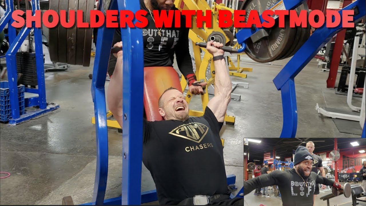 HEAVY Shoulder Training with Chris 