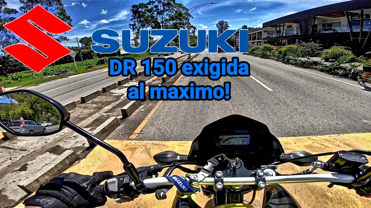 Suzuki DR 150 llevada al LIMITE en SUBIDA!! Prueba de Manejo | Medina Motors