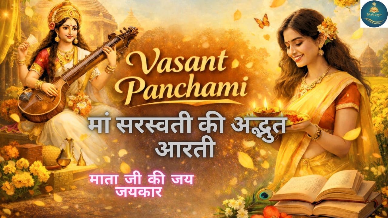 ✨ माँ सरस्वती आरती | बसंत पंचमी पर जरूर सुनें 🌸 | पढ़ाई में तेज़ी, जीवन में उजाला