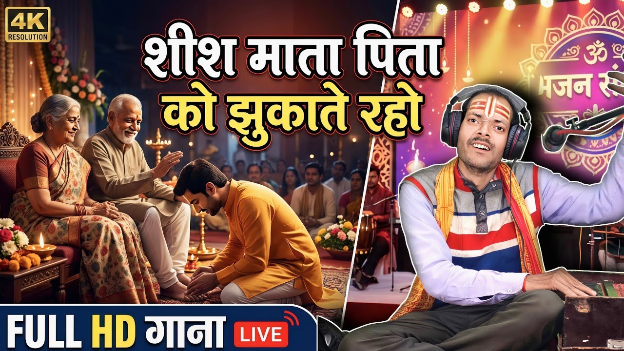 शीश माता पिता को झुकाते रहो | माता-पिता भक्ति गीत | Harmonium Dholak