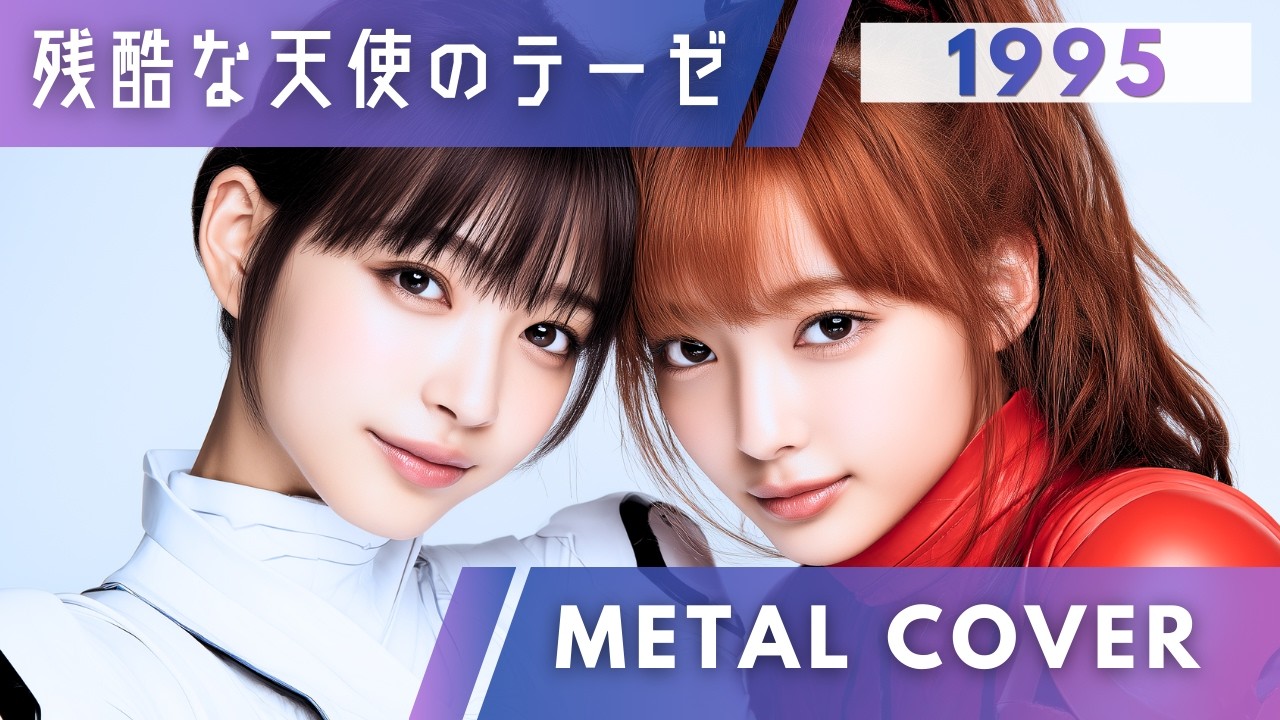 残酷な天使のテーゼ｜高橋洋子【METAL Cover】AIアレンジ版（1995・アニメ『新世紀エヴァンゲリオン』オープニング曲）