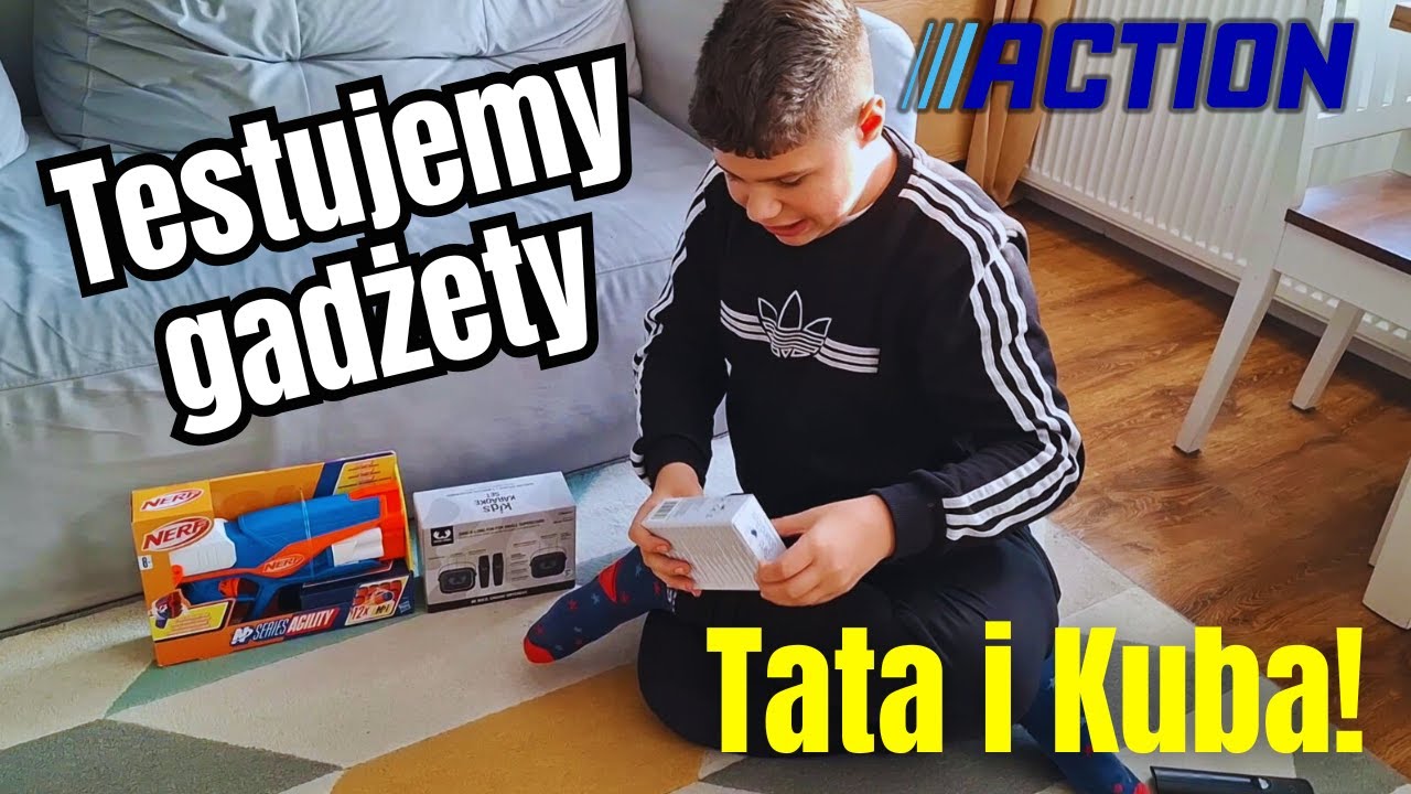 Testujemy gadżet z ostatnich zakupów w Action! NERF w akcji!