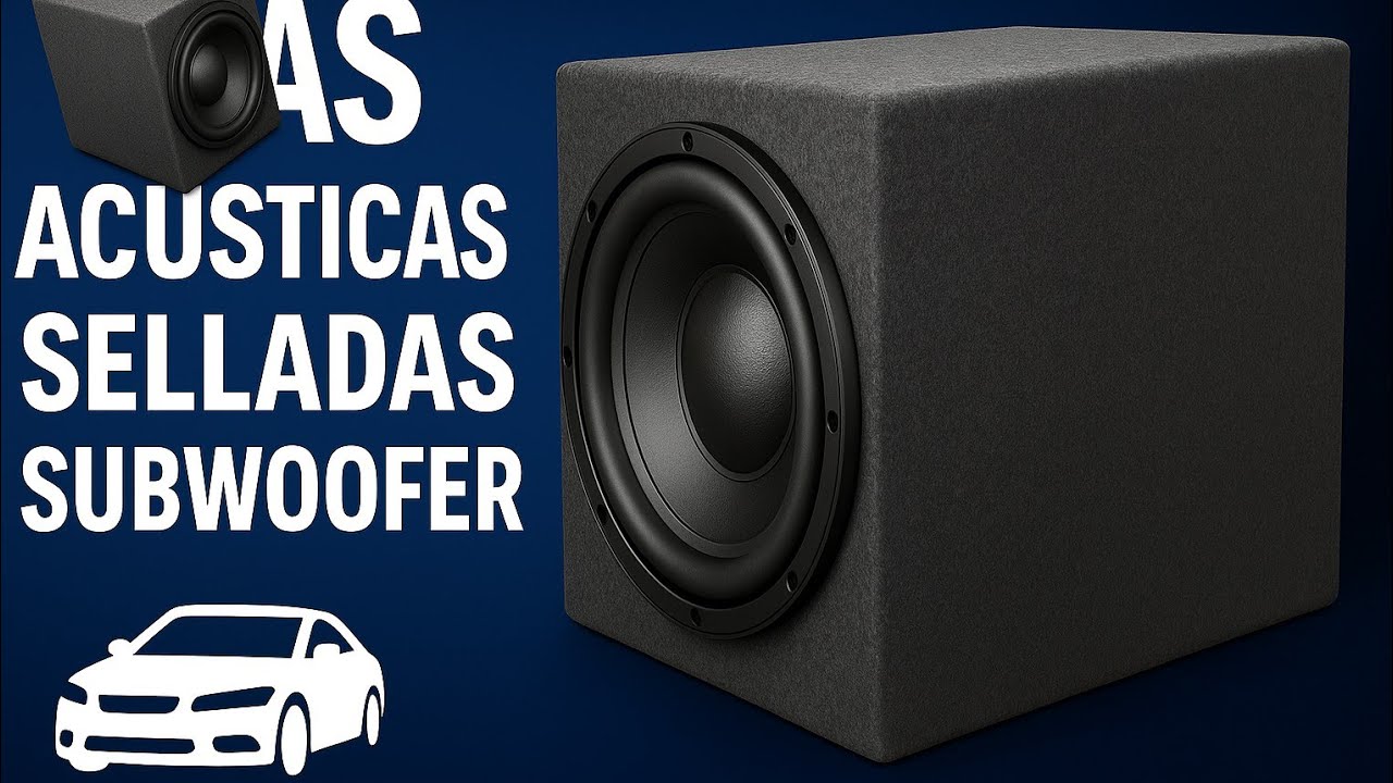 Cajas ac&uacute;sticas selladas, &iexcl;Ventajas y desventajas! 🔊🔊📦✅