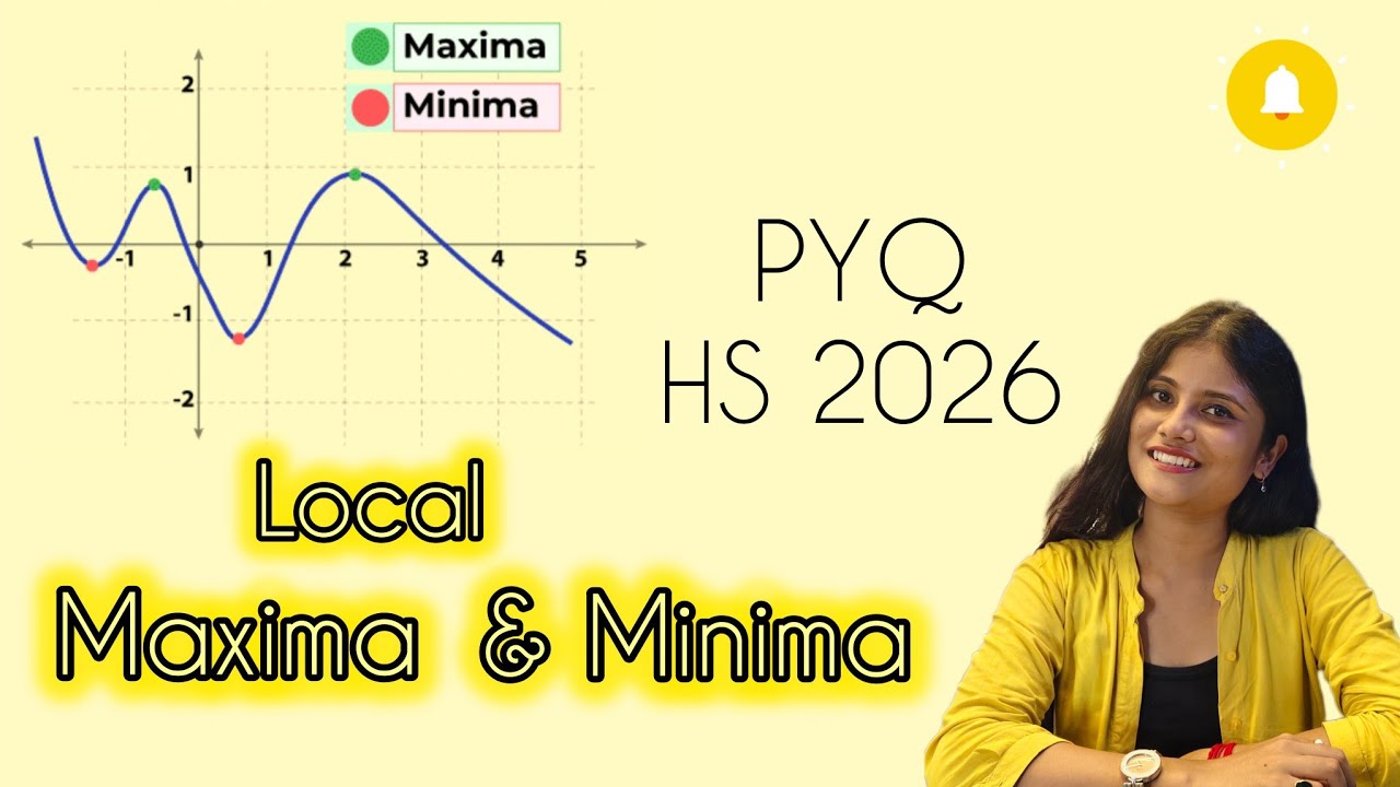How to find Local maximum and Minimum value of a Function #class12 #hs2026 #maths #mathematics 