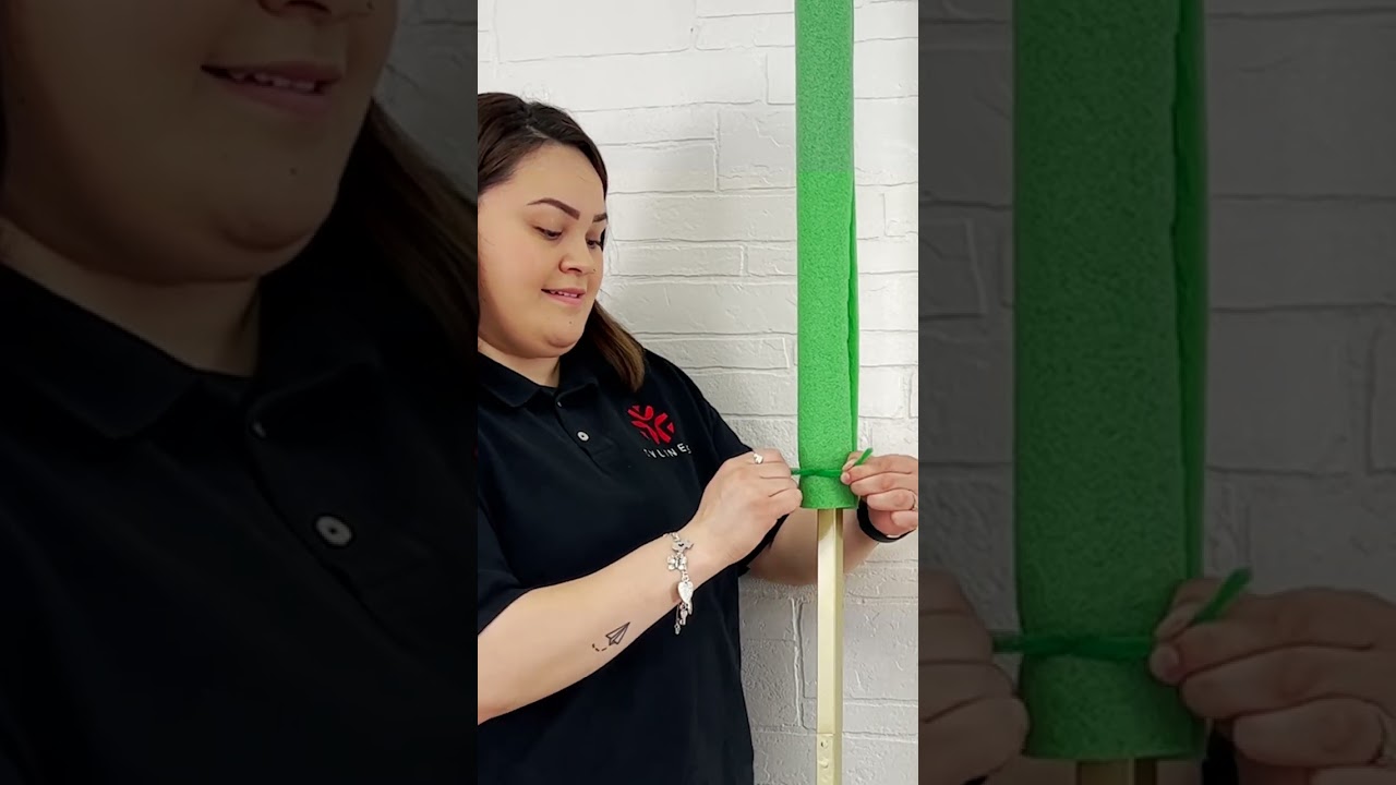 #DIY your own floral wedding arch with pool noodles! 💫⁠ #youtubeshorts #wedding #ytshorts #birthday