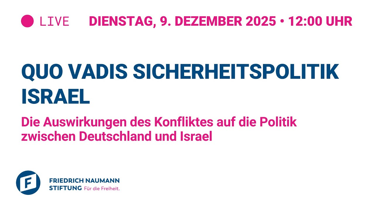 Quo vadis Sicherheitspolitik Israel