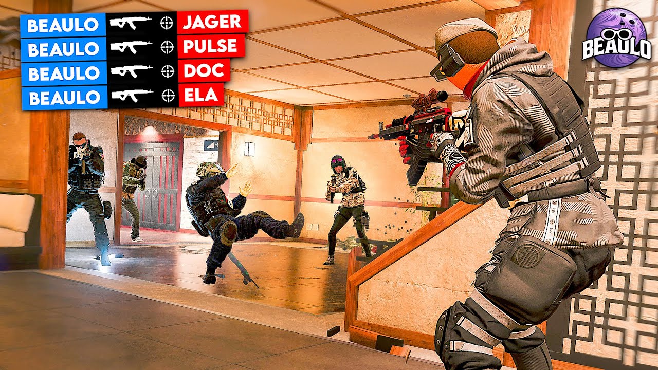 Как расправиться с четырьмя противниками за 8 секунд (Rainbow Six Siege)