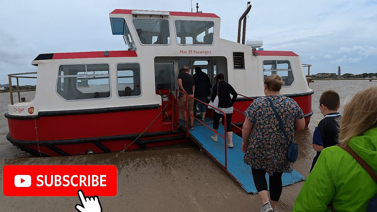 Motorhome parked up - so walk round Fleetwood via the ferry from Knott End 
