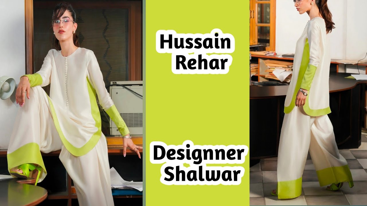 Hussain Rehar 💚😍 💚Viral # Straight Shalwar cutting ✂️ and stiching 🧵 by Needle Crafted Dreams'