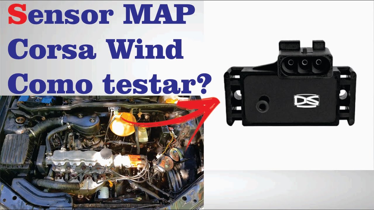 Corsa Wind | Como testar o sensor MAP | Teste com multímetro