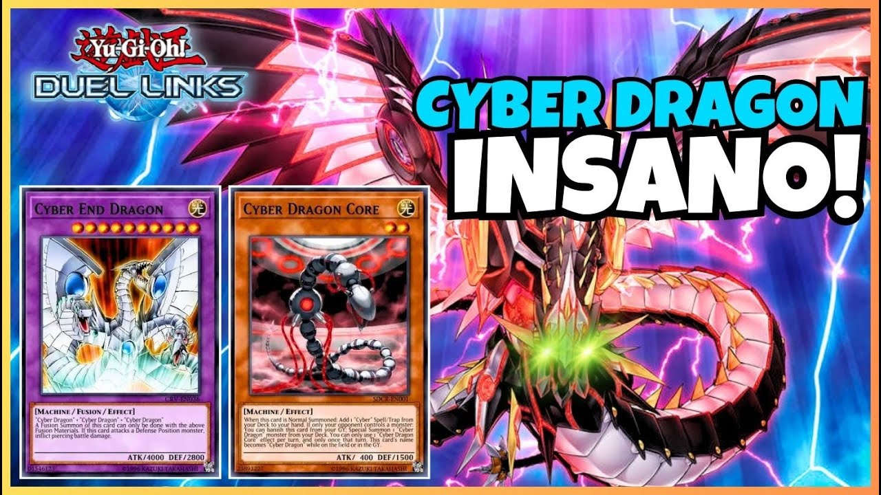 CYBER DRAGON ME SURPREENDEU NA RANQUEADA - DUEL LINKS