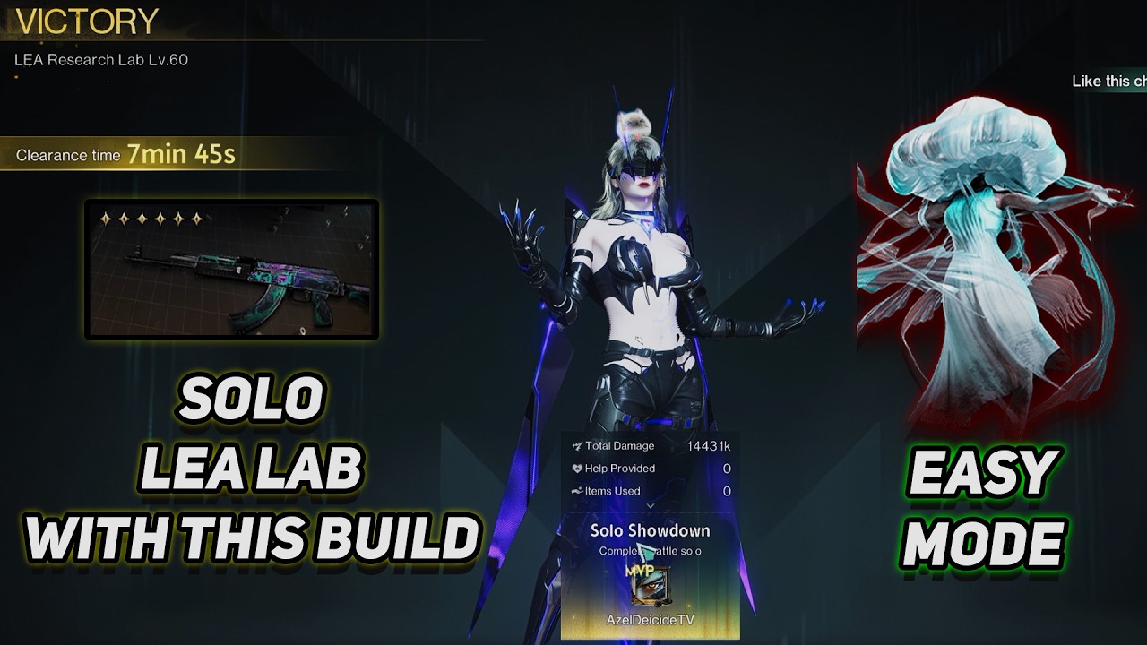 Solo LEA LAB In 7:45 MIN With This Build! Abyss Glance Frost Vortex ONCE HUMAN