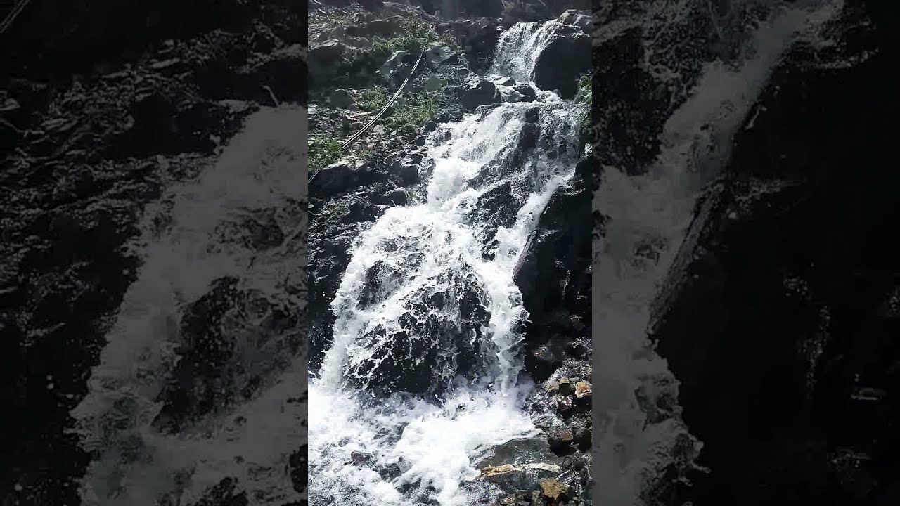 Best waterfall view❤️swat pakistan#swat#waterfall#beautifulview#naturalbeauty#❤️