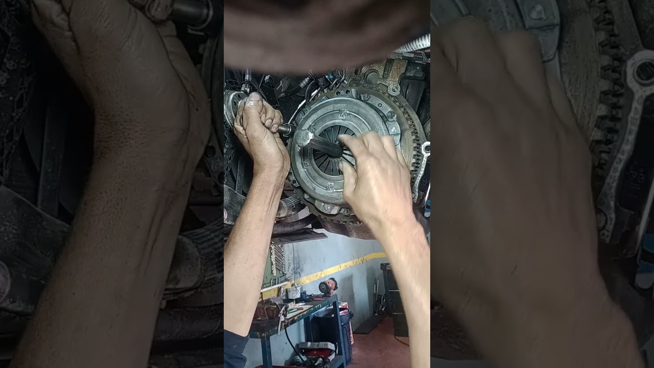 troca da embreagem Clio 1.0 16valvulas