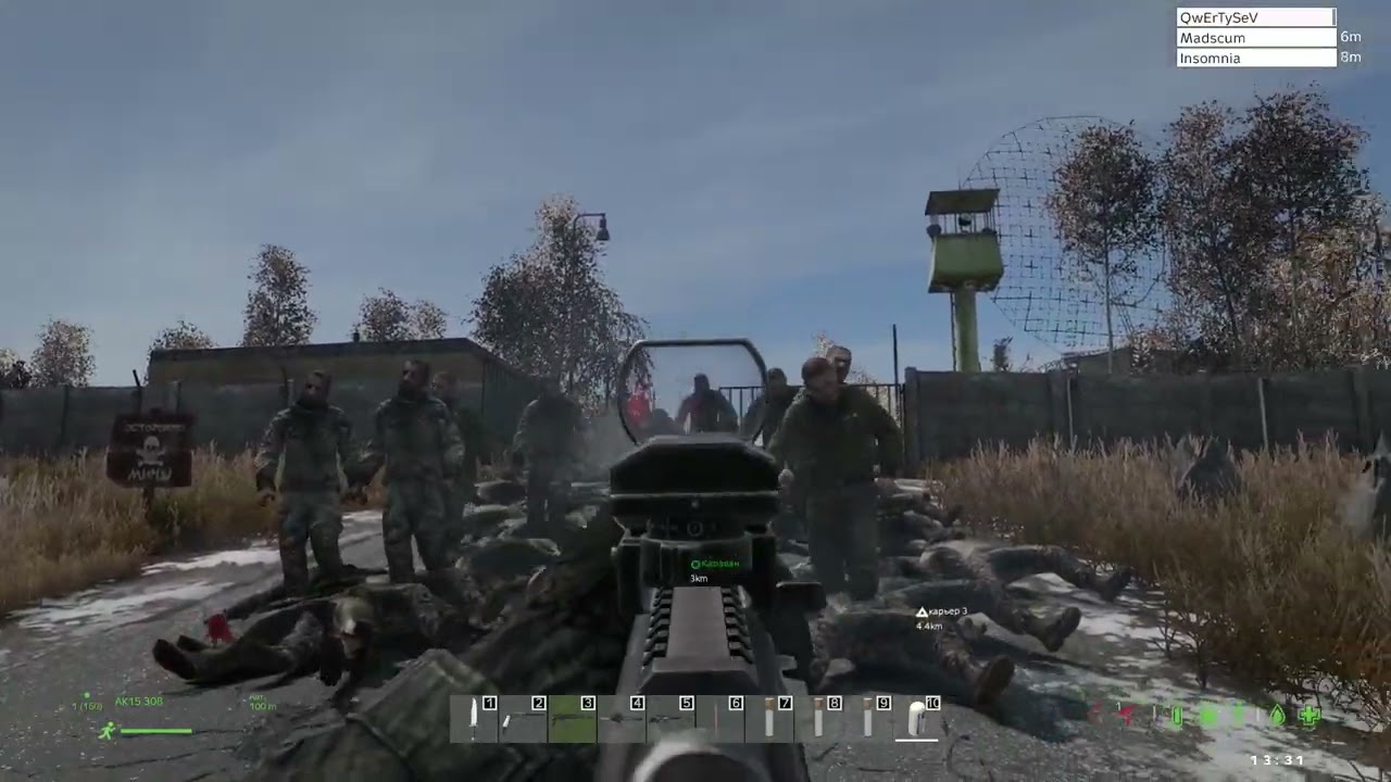 The Nightmare's DayZ PVE | Военка на Ливонии | #dayz #nightmares #qwertysev