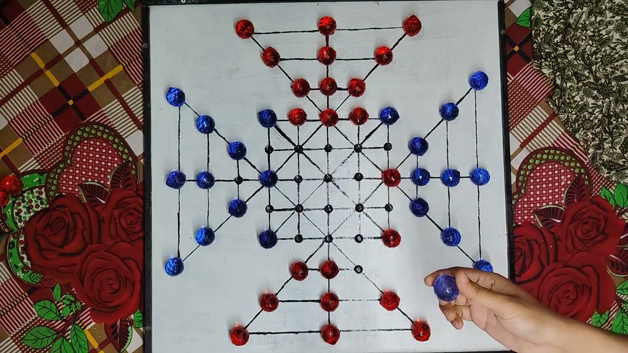 Classic Board Games (Bead 12) - Team Blue Vs Team Red 