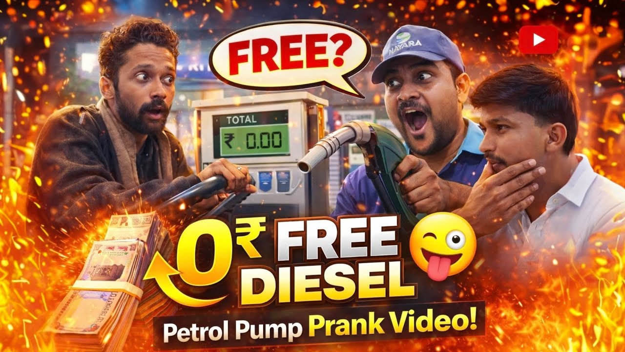 Free Diesel देखकर लोग पागल 😂 Funny Prank Video 