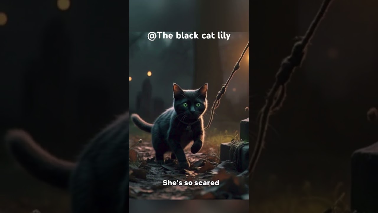 Lily after kidnapping #cat #cartoon#funny #meow #LilyTheBlackCat #DramaticStories #EmotionalJourney