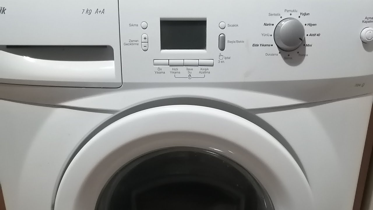 Arçelik Çamaşır Makinesi Açma Kapama Düğmesi Değişimi