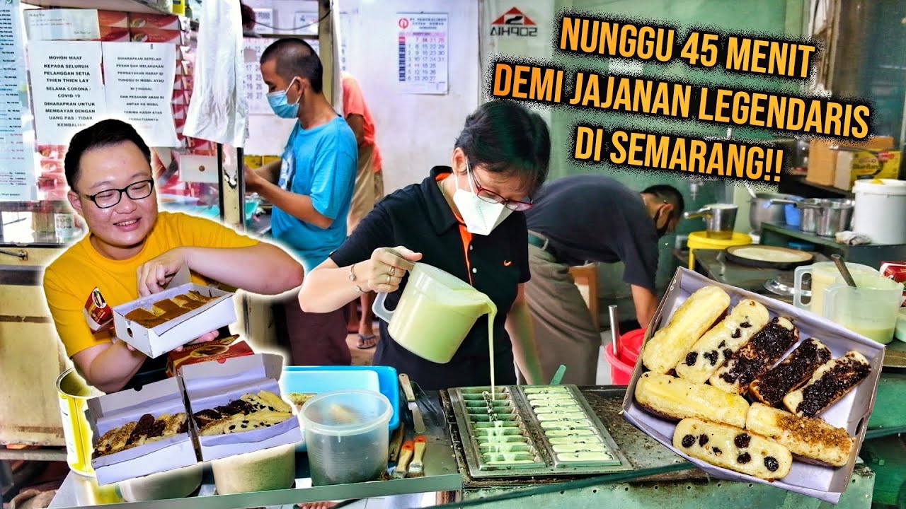 NUNGGU 45 MENIT BUAT JAJAN KUE LEGENDARIS INI, WORTH IT GA YA? #KulinerSemarang
