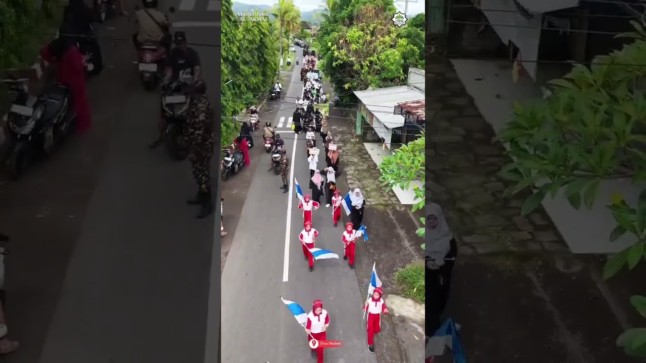 Ramadhan tiba-Opick, pawai ta'aruf masjid Jami Al-Akmal 