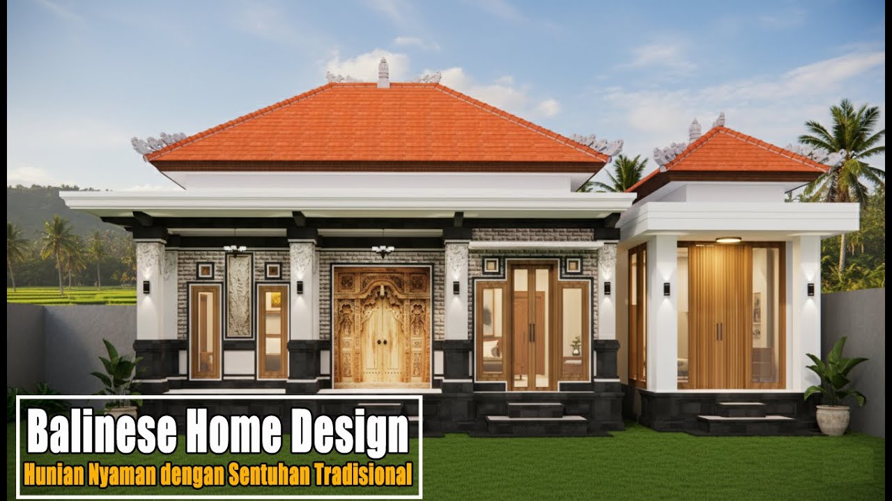 Desain Rumah 6x9 Bali Klasik Modern | Hunian Nyaman dengan Sentuhan Tradisional