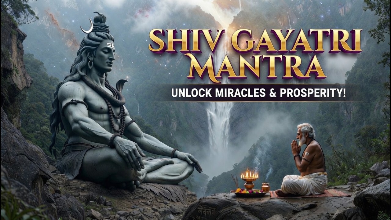 Shiv Gayatri Mantra | Powerful Shiva Gayatri for Enlightenment & Peace 🕉️🔱 | Om Tatpurushaya Vidmahe