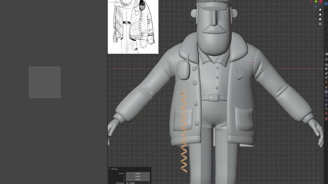 Hello Neighbor 2 | Officer Nielsen - 3D Modeling Video Full (Public)
