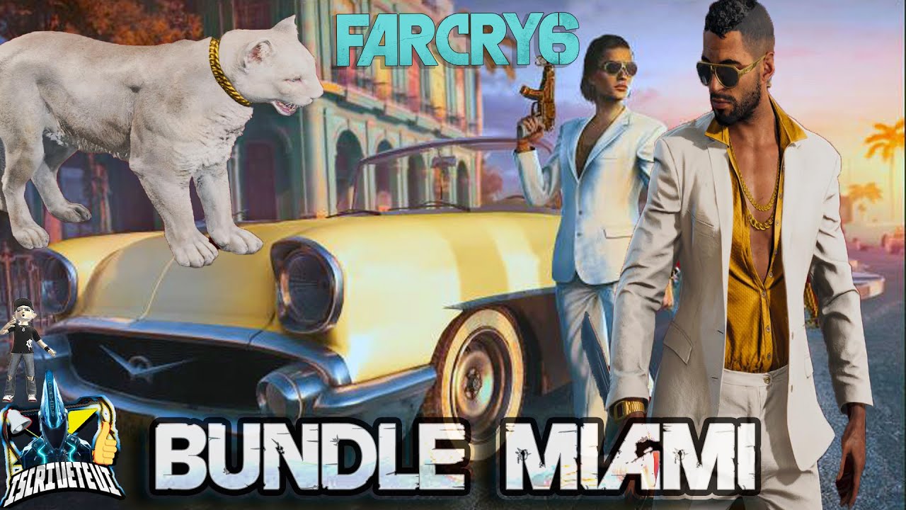 Far Cry 6 BUNDLE MIAMI - CHAMPAGNE -  STILE MIAMI E TAGLIACARTE