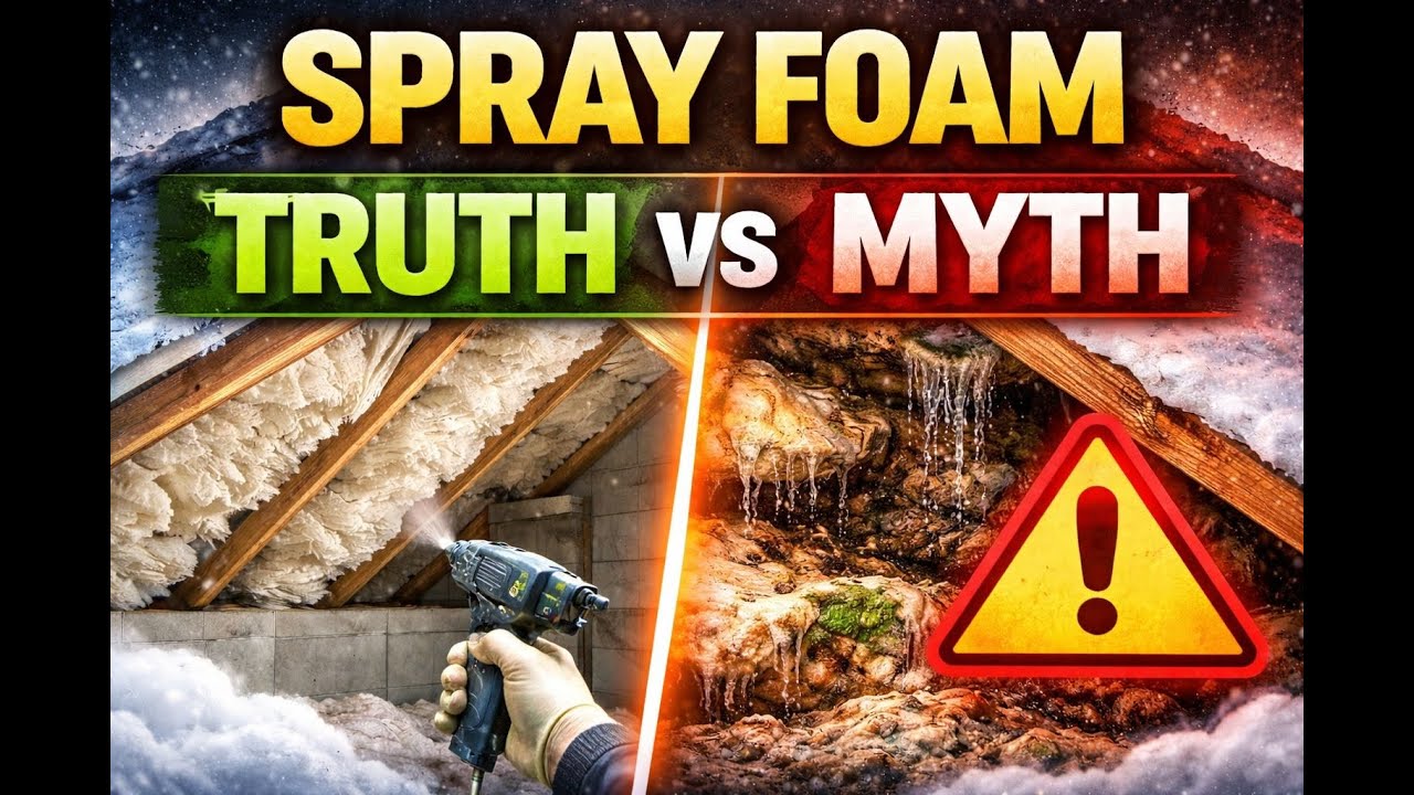 Spray Foam Insulation EXPOSED | Truth vs Myths Homeowners Must Know