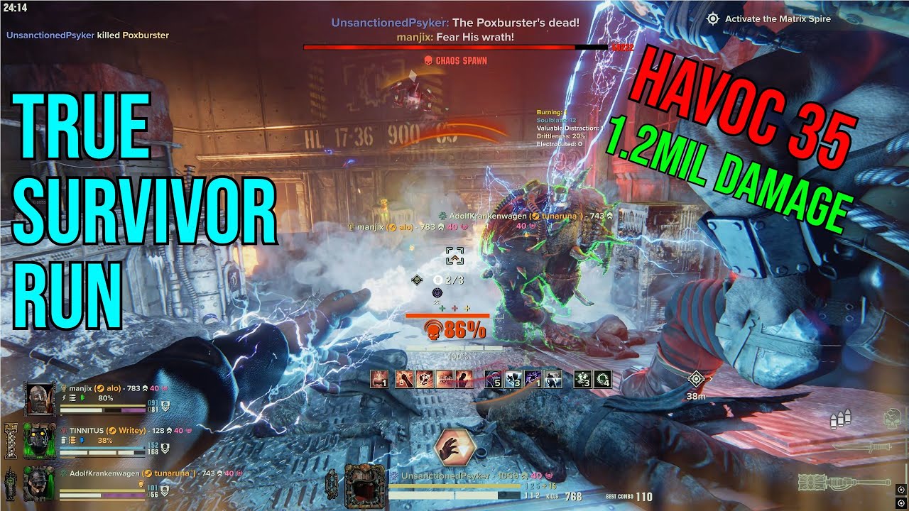 Helping People Do True Survivor | Darktide | Havoc 35 | Psyker