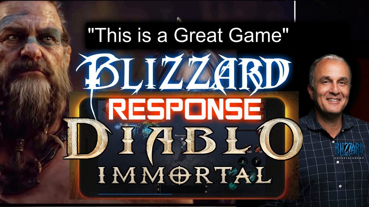 Blizzard Responds To Diablo Immortal Outrage 