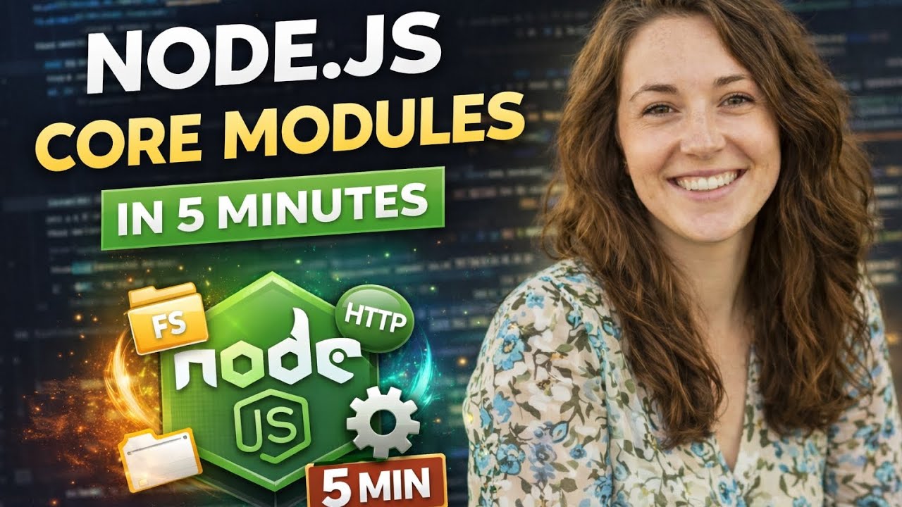 Node.js Core Modules Explained in 5 Minutes | FS, HTTP, Path, OS, Events, Stream & More #learncoding