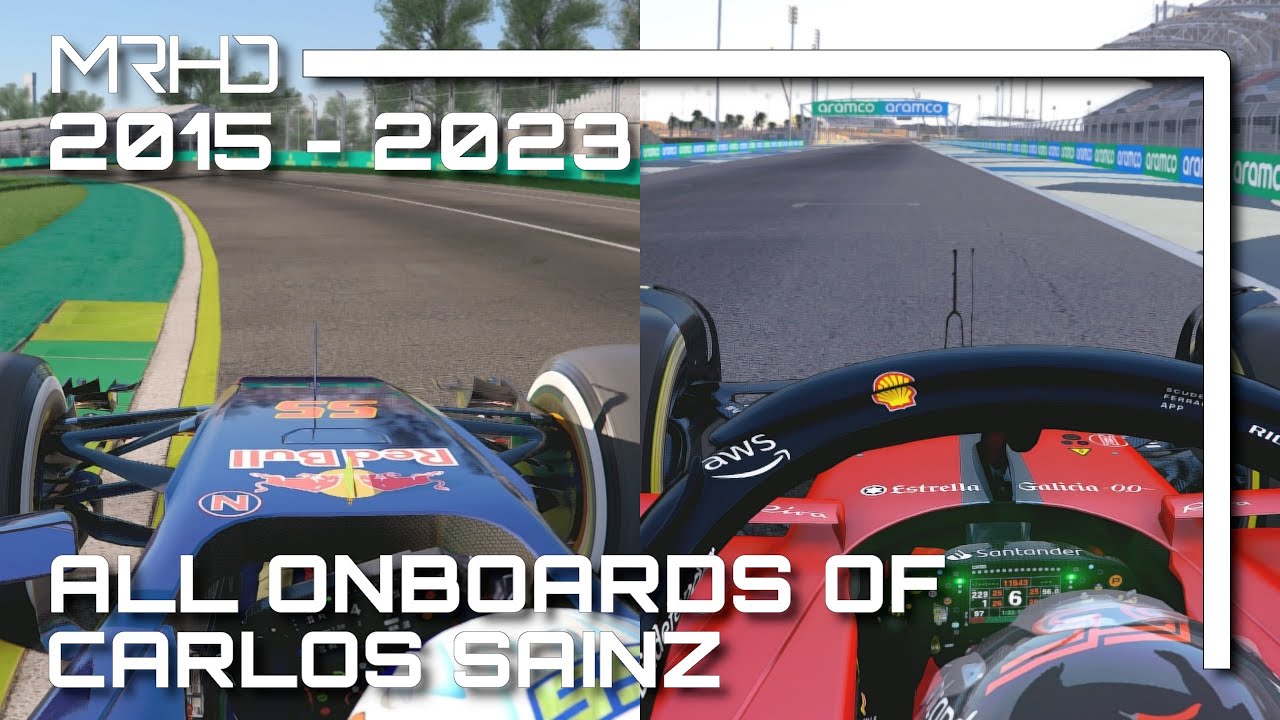 Every Carlos Sainz Onboard in F1 (2015-2023) | Assetto Corsa