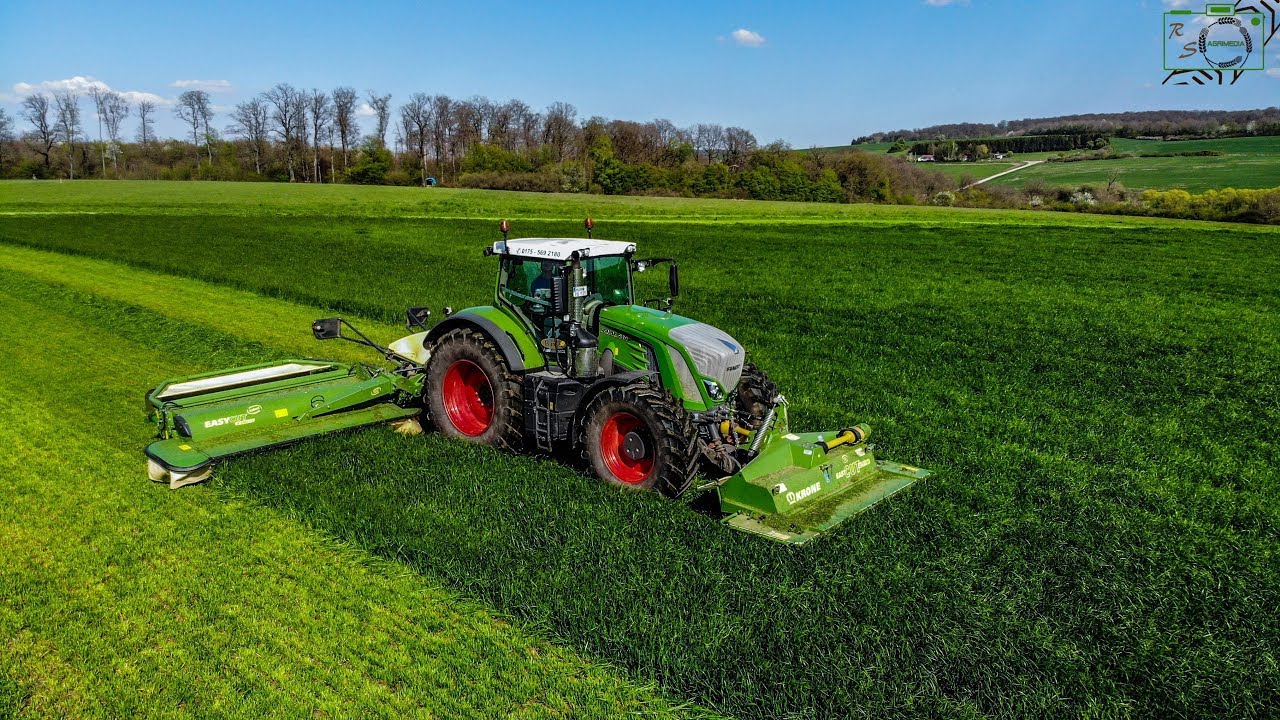 1. Schnitt 2019/ Fendt 939 Vario S4 Design Line/ Krone Easycut B1000 CV Collect [Agrarservice Braun]