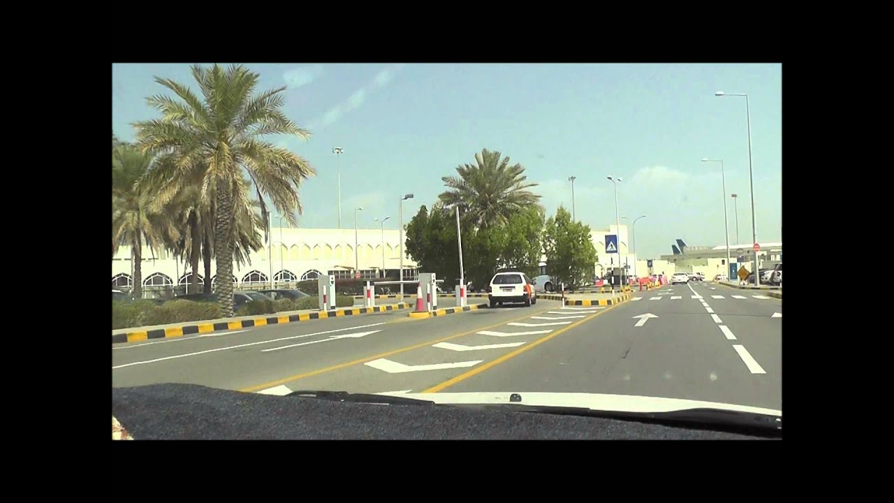 arriving by taxi at Muscat International Airport , Oman